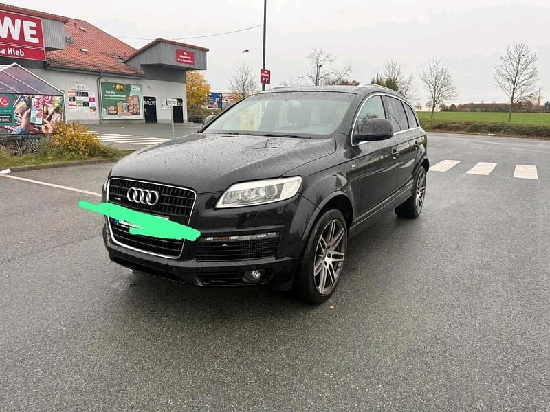 Schwarz Gebraucht 2008 Audi Q7 S-Line SUV | 12.449 € (Fairer Preis) - Bild 1/4