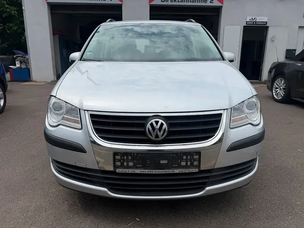 Gebraucht VW Touran Conceptline 102 PS (75 kW) 2007 Silber Van / Kleinbus