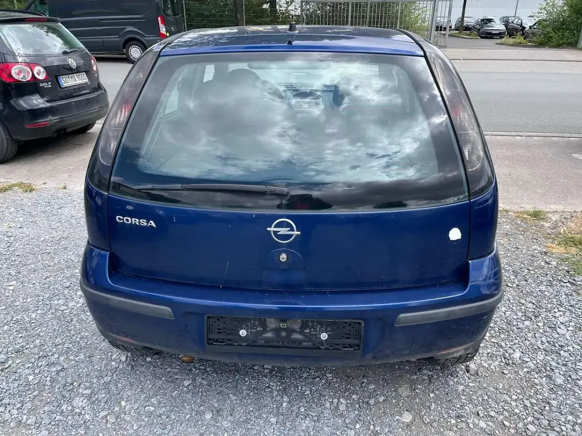 Gebraucht Opel Corsa Enjoy 60 PS (44 kW) 2004 Blau Kleinwagen