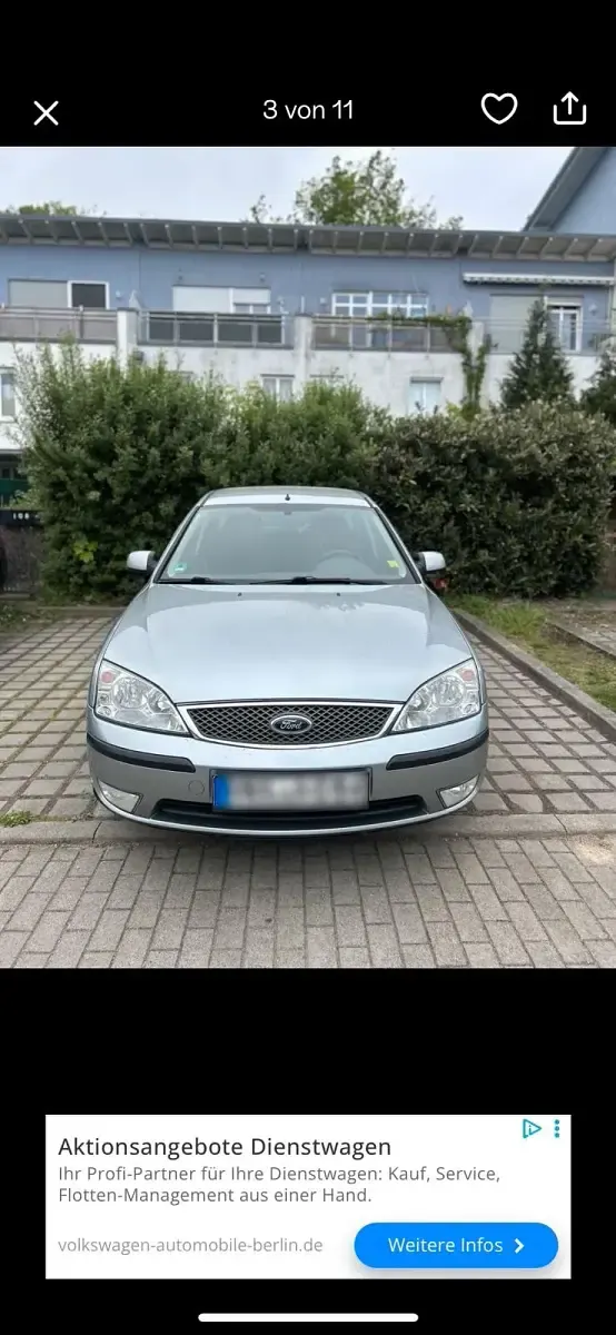 Usado Ford Mondeo 131 CV (96 kW) 2004 Plateado Berlina