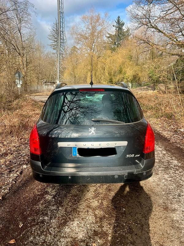 Gebraucht Peugeot 308 SW 109 PS (80 kW) 2008 Schwarz Kombi