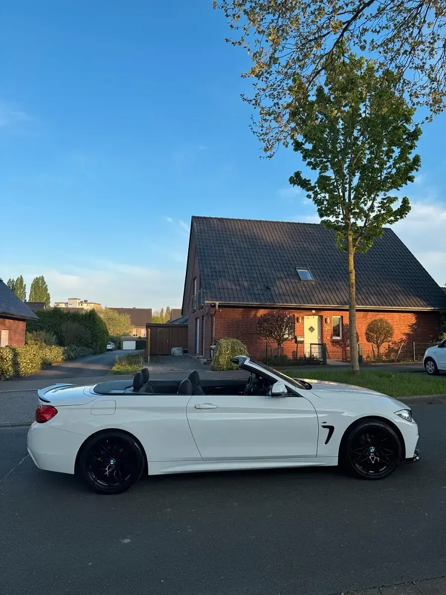 Gebraucht BMW 420 Cabriolet M Sport 190 PS (139 kW) 2017 Weiß Cabrio