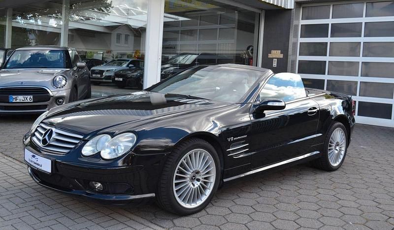 Schwarz Gebraucht 2003 Mercedes SL55 AMG AMG Cabrio | 33.995 € - Bild 1/4