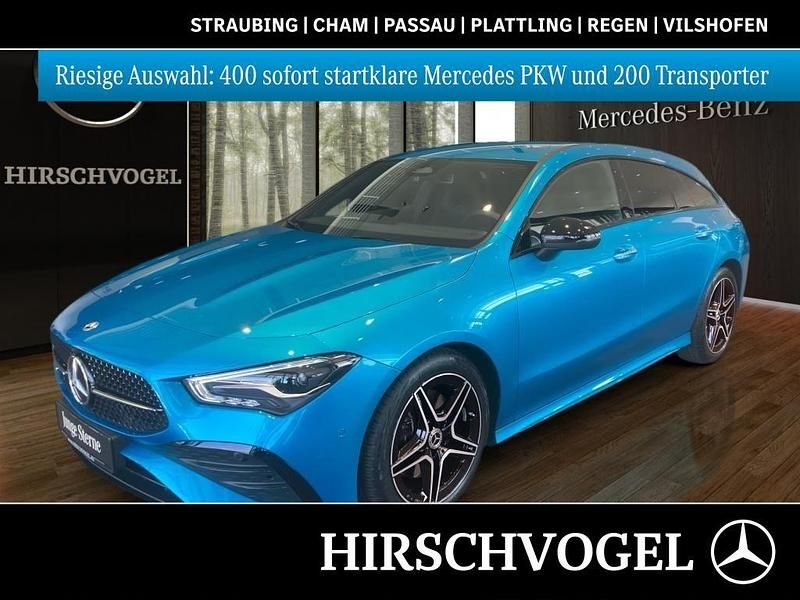 Metalliclack hyperblau Gebraucht 2024 Mercedes CLA200 Shooting Brake AMG line Kombi | 31.880 € (Fairer Preis) - Bild 1/4