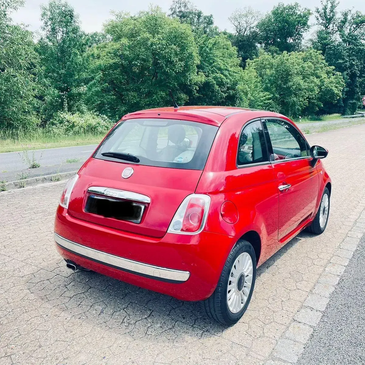 Gebraucht Fiat 500 Lounge 69 PS (50 kW) 2011 Rot Limousine