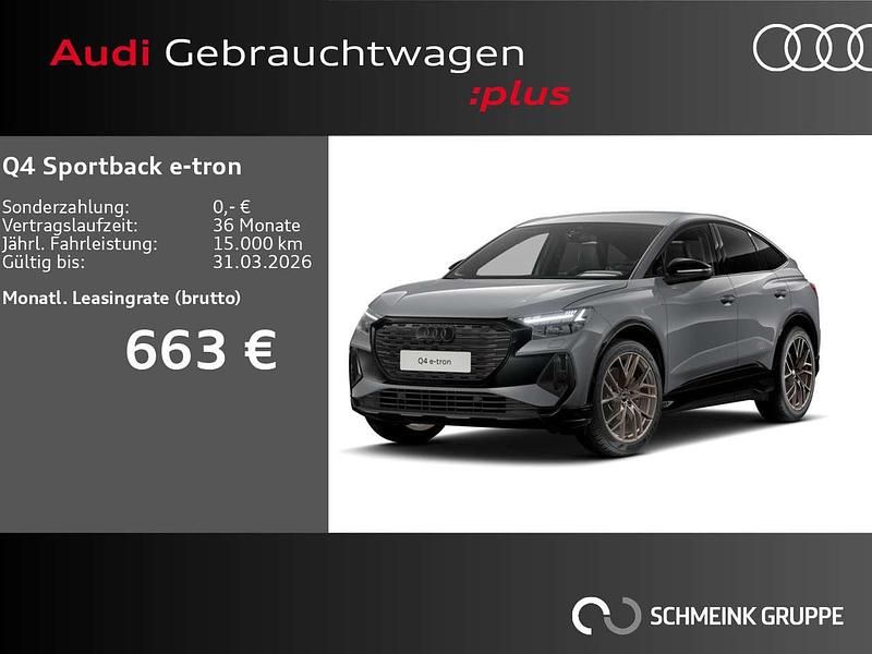 Kieselgrau Gebraucht 2025 Audi Q4 e-tron S-Line SUV | 51.980 € (Teuer) - Bild 1/3