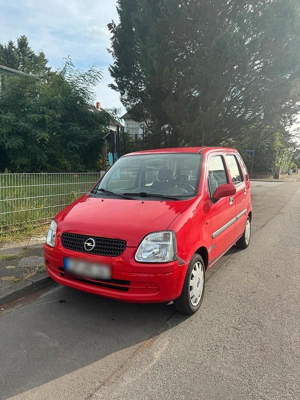 Rot Gebraucht 2003 Opel Agila Kleinwagen | 1.300 € (Fairer Preis) - Bild 1/4