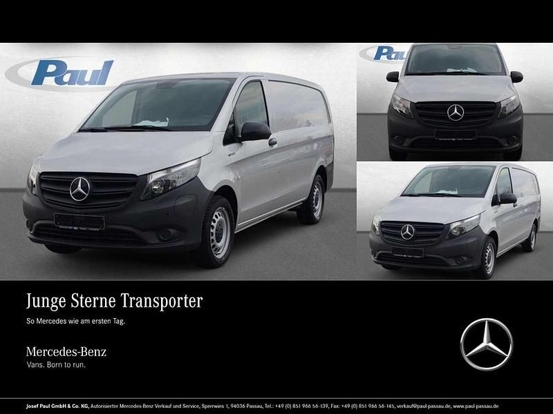 Silber brillantsilber metallic Gebraucht 2023 Mercedes e-Vito Van / Kleinbus | 26.745 € (Fairer Preis) - Bild 1/4
