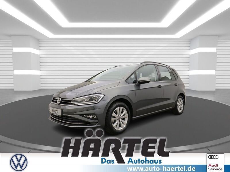 Indiumgrau (grey), metallic Gebraucht 2019 VW Golf Sportsvan Comfortline Van / Kleinbus | 18.700 € (Fairer Preis) - Bild 1/4