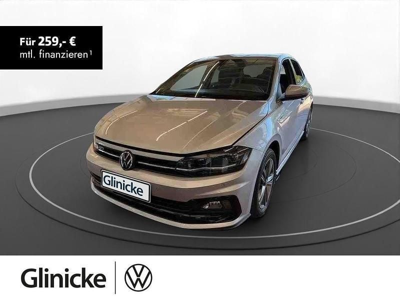 Silber Gebraucht 2021 VW Polo R-line Kleinwagen | 21.879 € (Fairer Preis) - Bild 1/3