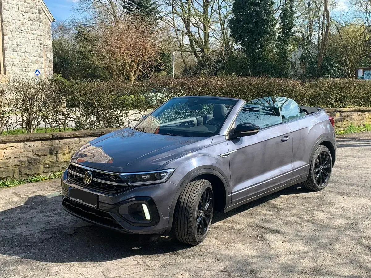 Gebraucht VW T-Roc Cabriolet R-line 150 PS (110 kW) 2022 Grau Cabrio