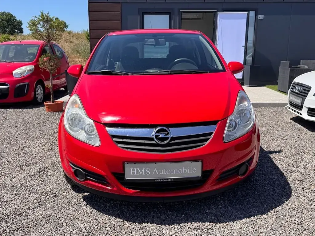 Gebraucht Opel Corsa Edition 80 PS (58 kW) 2008 Rot Kleinwagen