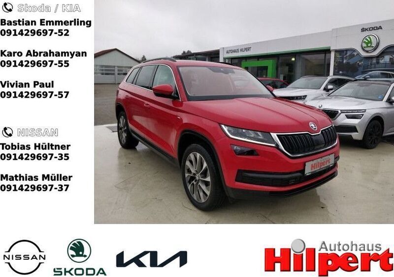 Rot Gebraucht 2021 Skoda Kodiaq Clever SUV | 33.940 € (Guter Preis) - Bild 1/4