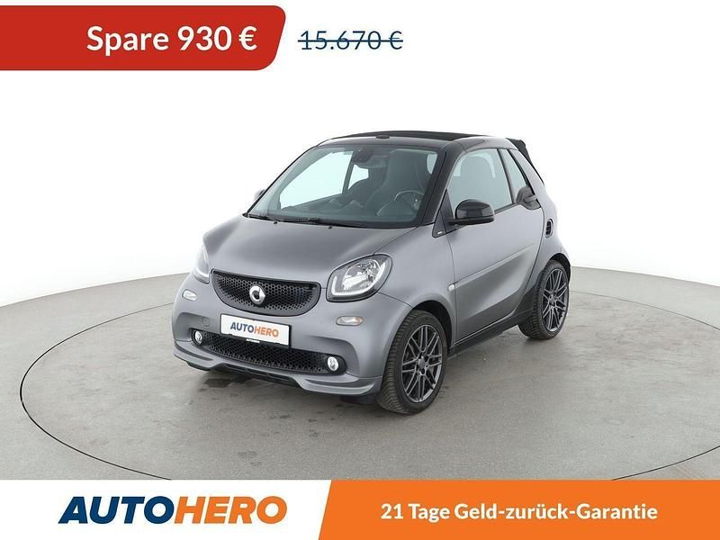 Grau Gebraucht 2018 Smart ForTwo Cabrio Prime Cabrio | 14.740 € (Fairer Preis) - Bild 1/3