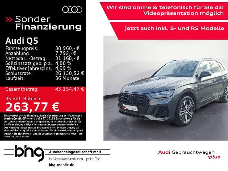 Grau Gebraucht 2022 Audi Q5 S-Line SUV | 38.960 € (Guter Preis) - Bild 1/4