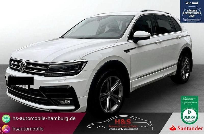 Pure white Gebraucht 2020 VW Tiguan R-line SUV | 25.900 € (Superpreis) - Bild 1/2