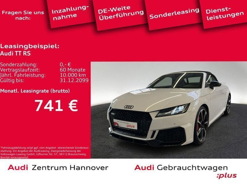 2y gletscherweiß metallic (metallic) Gebraucht 2022 Audi TT RS Sport Coupé | 54.950 € (Guter Preis) - Bild 1/4