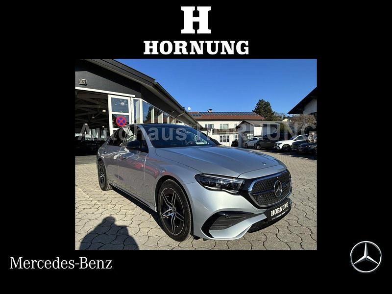 Metalliclack hightechsilber Gebraucht 2026 Mercedes E220 AMG Limousine | 69.900 € - Bild 1/4