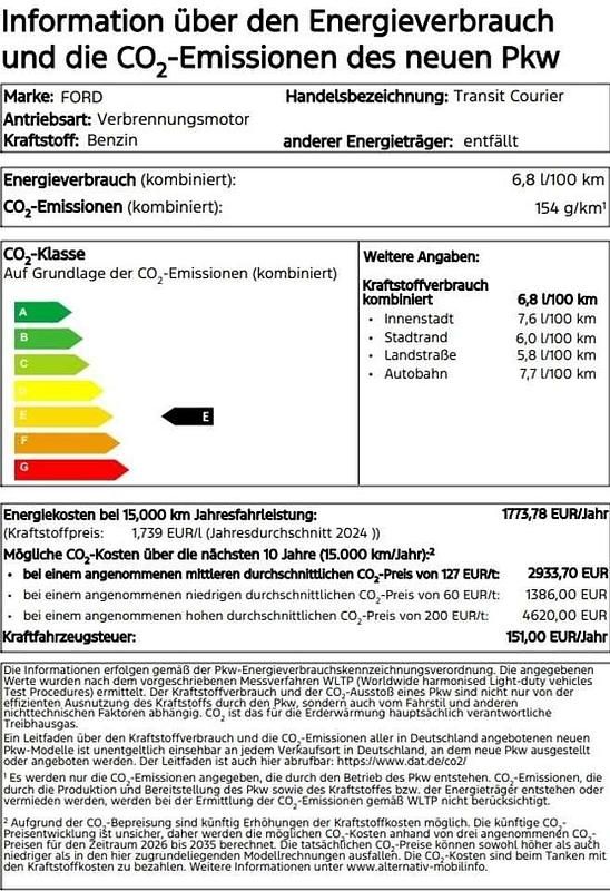 Neu Ford Transit Trend 101 PS (74 kW) 2025 Cactus gray Van / Kleinbus