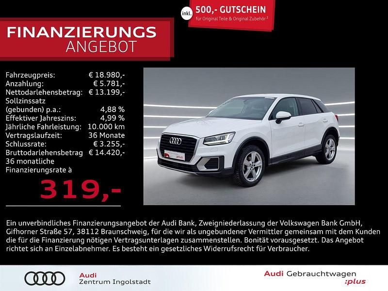 Ibisweiß Gebraucht 2019 Audi Q2 Sport SUV | 18.980 € (Fairer Preis) - Bild 1/2