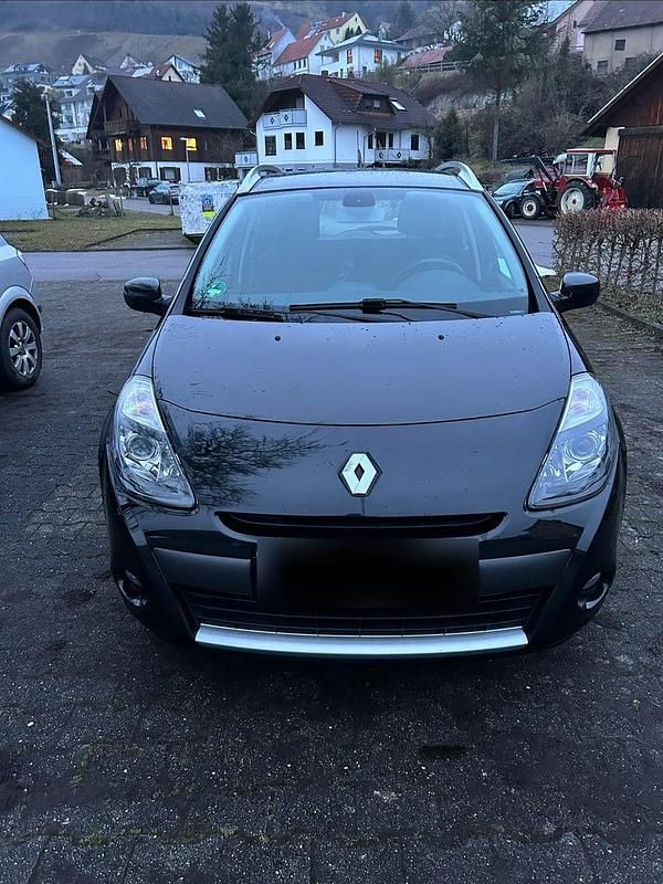 Gebraucht Renault Clio GrandTour Dynamique 101 PS (74 kW) 2010 Schwarz Kombi