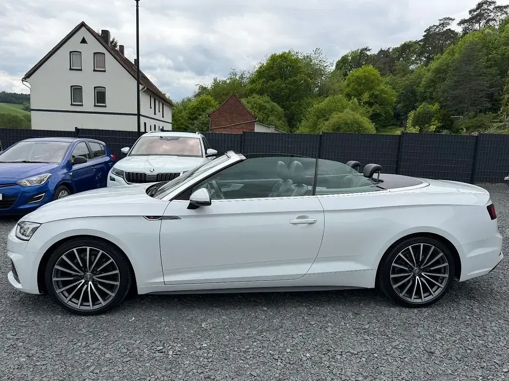 Usata Audi A5 Cabriolet S-Line 190 CV (139 kW) 2019 Bianco Cabrio
