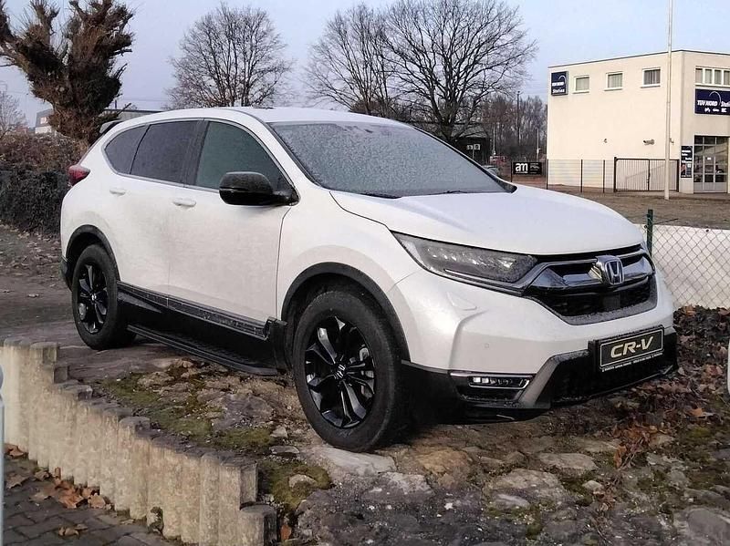 Platinum white p. Gebraucht 2021 Honda CR-V Hybrid SUV | 27.990 € (Fairer Preis) - Bild 1/3