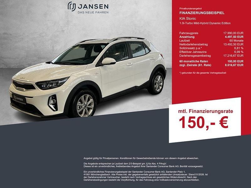 Gebraucht Kia Stonic Turbo 101 PS (74 kW) 2024 Weiß SUV