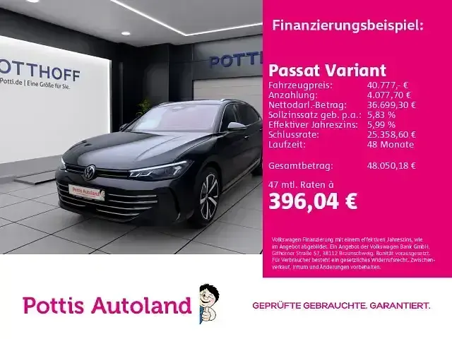Gebraucht VW Passat Business 204 PS (150 kW) 2025 Kombi
