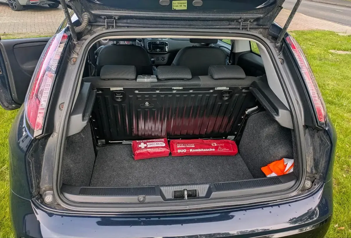 Gebraucht Fiat Punto Evo 69 PS (50 kW) 2011 Blau Kleinwagen