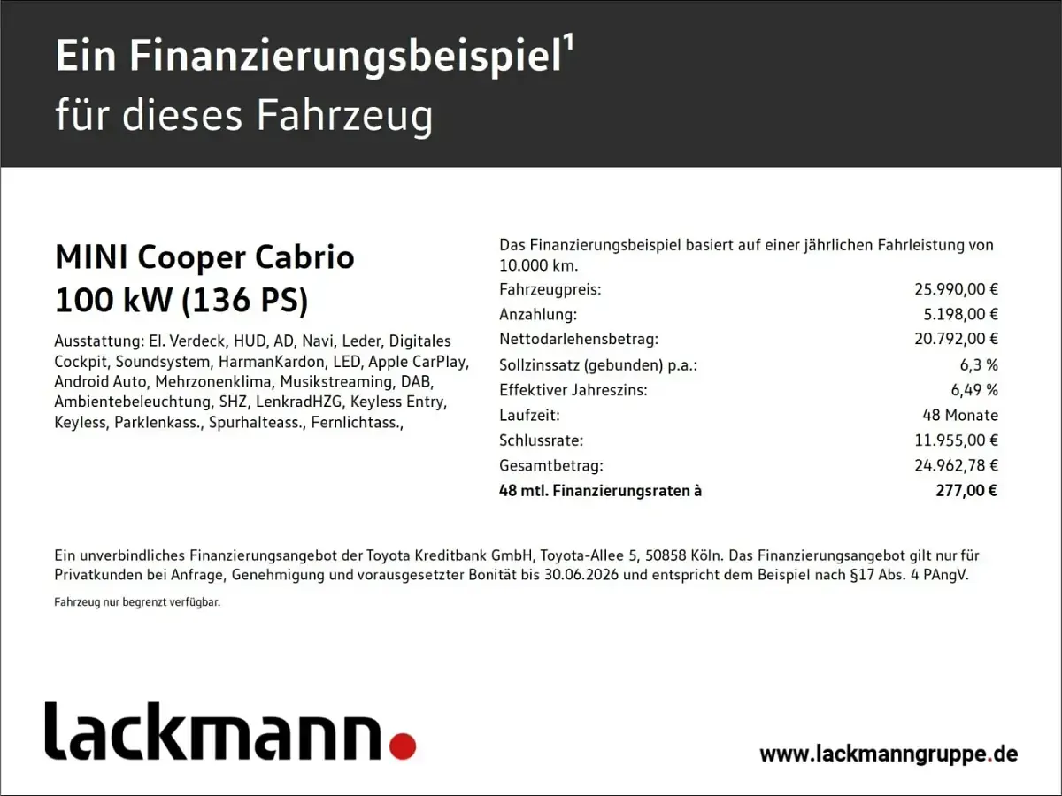 Gebraucht Mini John Cooper Works 136 PS (100 kW) 2023 Kleinwagen
