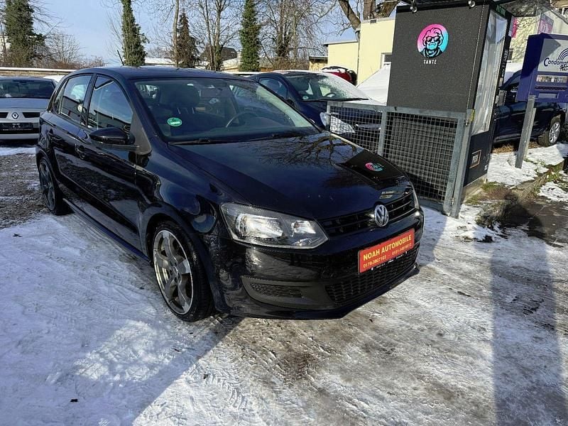 Gebraucht VW Polo Trendline 60 PS (44 kW) 2010 Schwarz Kleinwagen