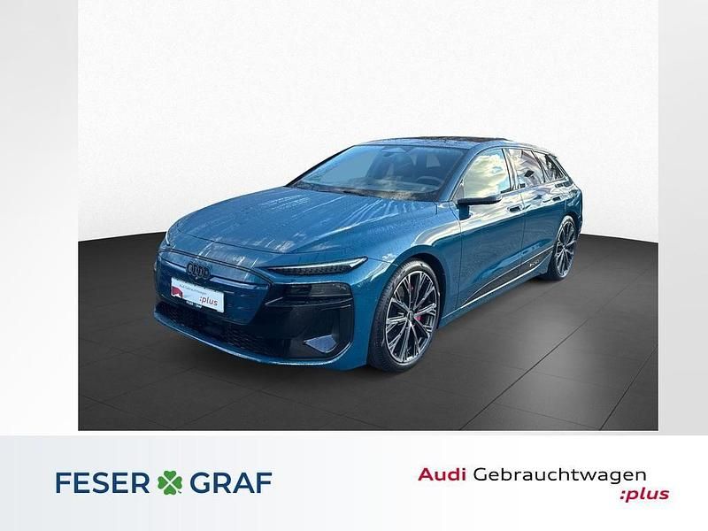 Blau (malpeloblau metallic) Gebraucht 2025 Audi A6 e-tron Ambiente Kombi | 74.890 € (Fairer Preis) - Bild 1/4
