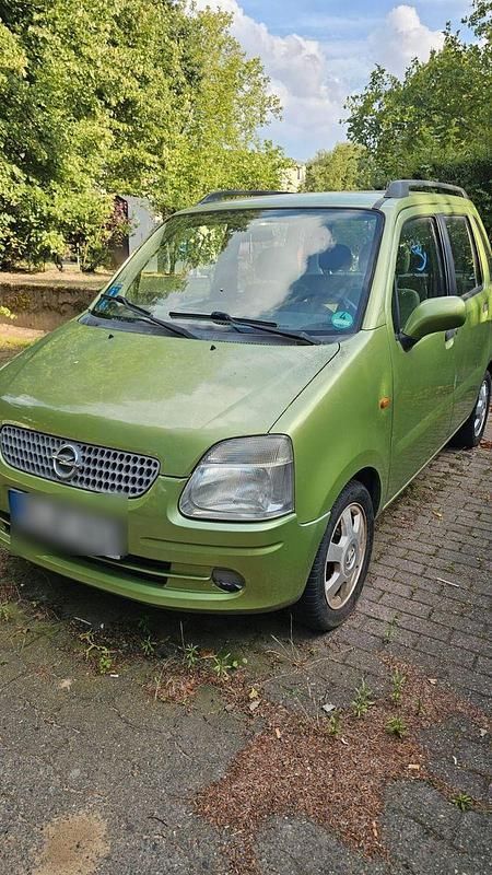 Grün Gebraucht 2001 Opel Agila Kleinwagen | 500 € (Guter Preis) - Bild 1/4