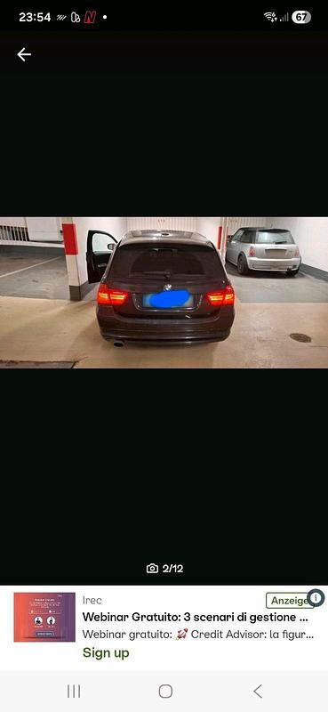 Gebraucht BMW 318 143 PS (105 kW) 2011 Schwarz Kombi