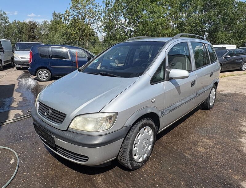 Silber Gebraucht 2003 Opel Zafira Van / Kleinbus | 520 € (Superpreis) - Bild 1/4
