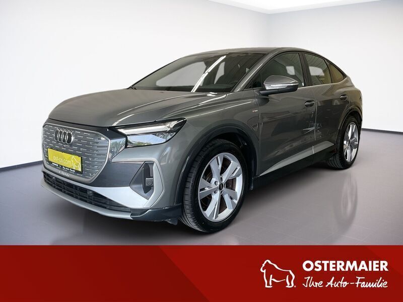 Grau Gebraucht 2022 Audi Q4 Sportback e-tron S-Line SUV | 29.980 € (Superpreis) - Bild 1/4