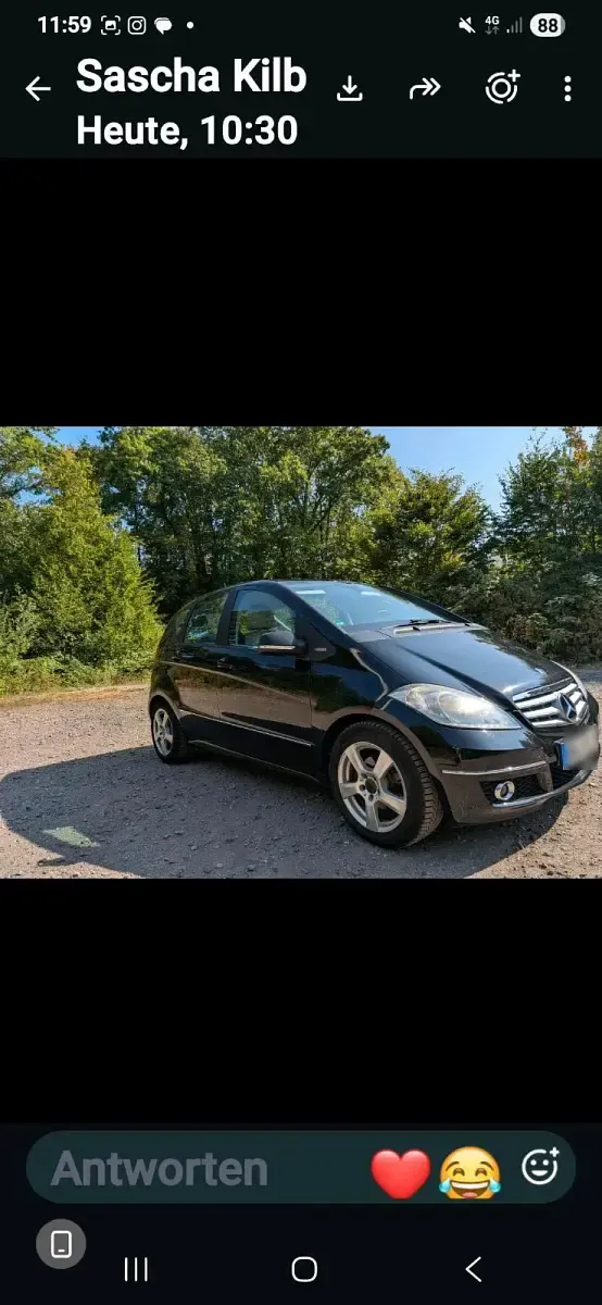 Gebraucht Mercedes A170 Elegance 116 PS (85 kW) 2009 Schwarz Kleinwagen