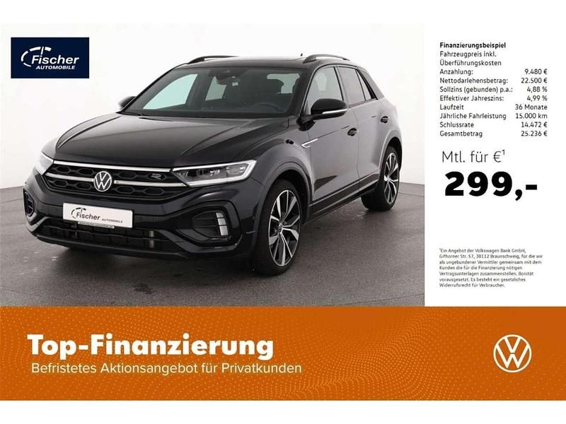 Schwarz Gebraucht 2023 VW T-Roc Style SUV | 31.980 € (Teuer) - Bild 1/4