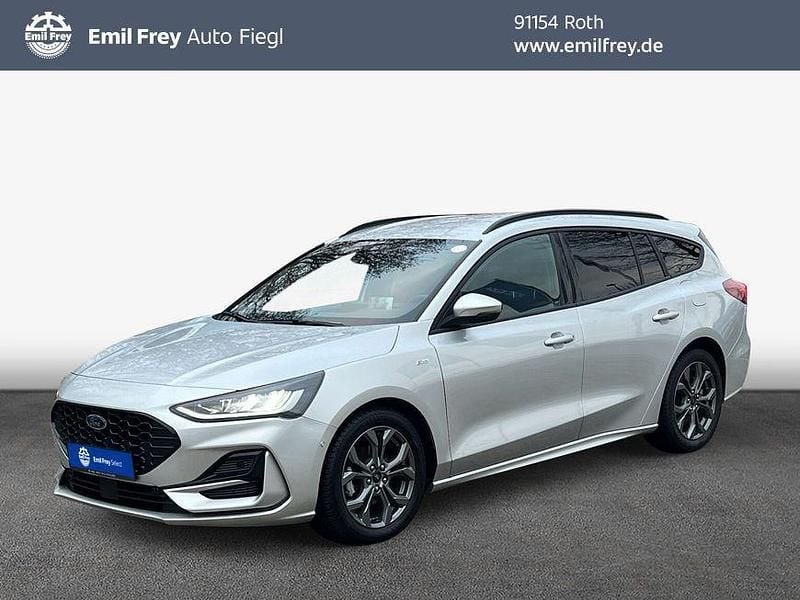 Gebraucht Ford Focus ST-Line X 125 PS (91 kW) 2023 Moondust silver (metallic) Kombi