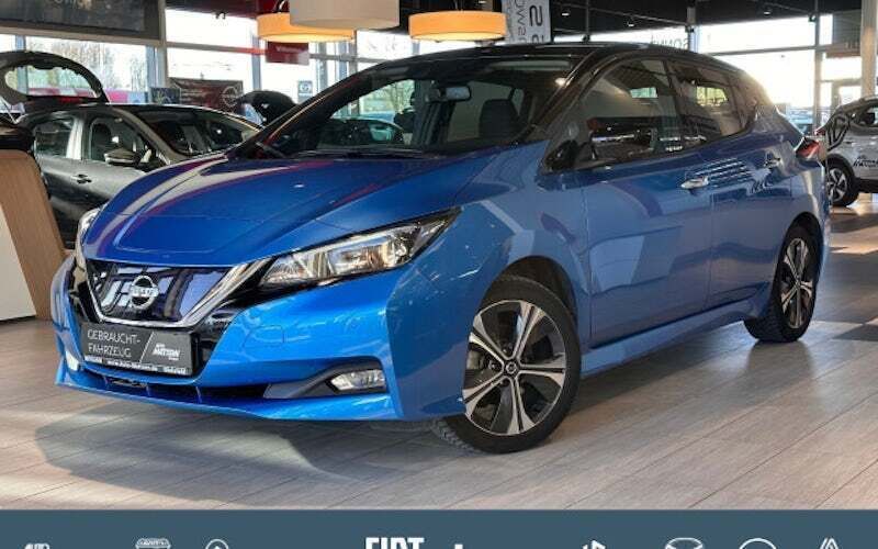 Blau Gebraucht 2021 Nissan Leaf Kleinwagen | 15.990 € (Fairer Preis) - Bild 1/2
