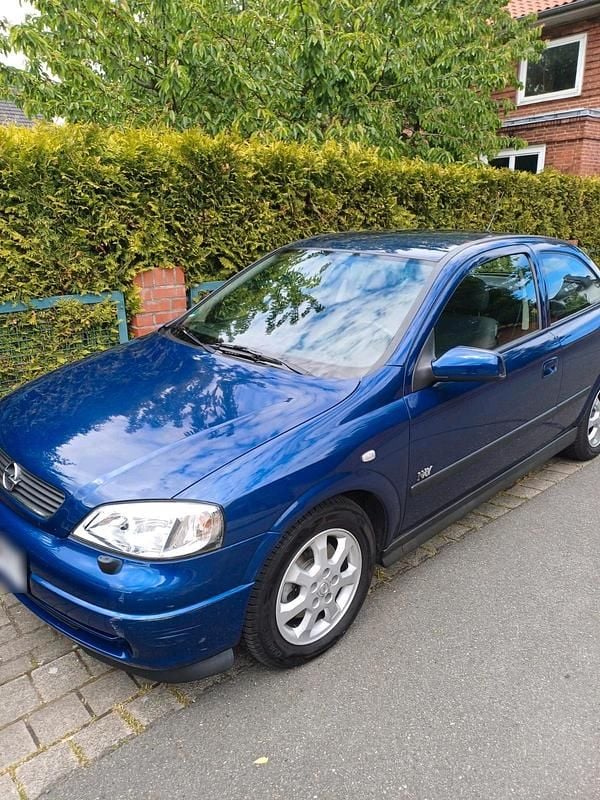 Gebraucht Opel Astra 125 PS (91 kW) 2003 Blau Limousine