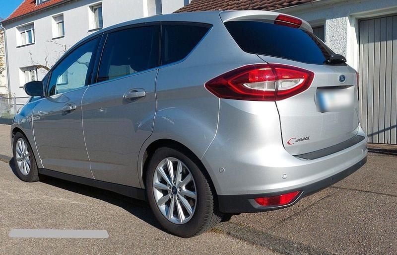 Gebraucht Ford C-MAX Titanium 125 PS (91 kW) 2017 Silber Van / Kleinbus