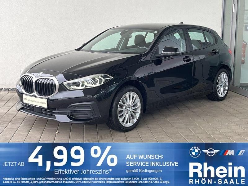 Schwarz uni Gebraucht 2022 BMW 118 Advantage Kleinwagen | 19.985 € (Fairer Preis) - Bild 1/4