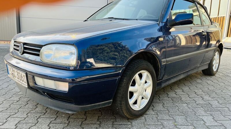 Blau Gebraucht 1995 VW Golf Cabriolet Cabrio | 2.599 € - Bild 1/4