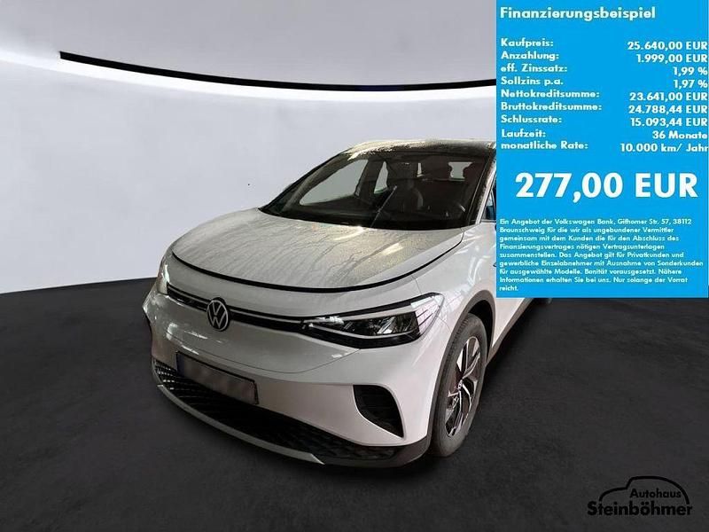 Gebraucht VW ID.4 Pro Performance 150 kW (204 PS) 2021 Gletscherweiss (weiß) SUV