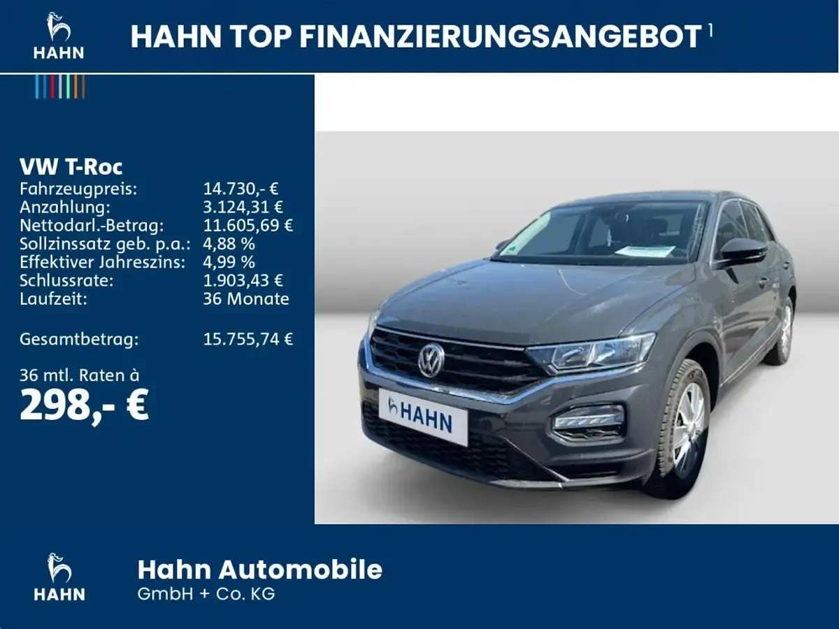 Occasion VW T-Roc 116 ch (85 kW) 2018 Gris SUV