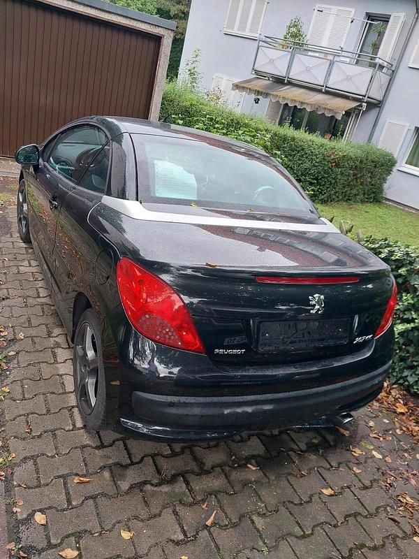 Schwarz Gebraucht 2008 Peugeot 207 CC Cabrio | 3.500 € (Fairer Preis) - Bild 1/4