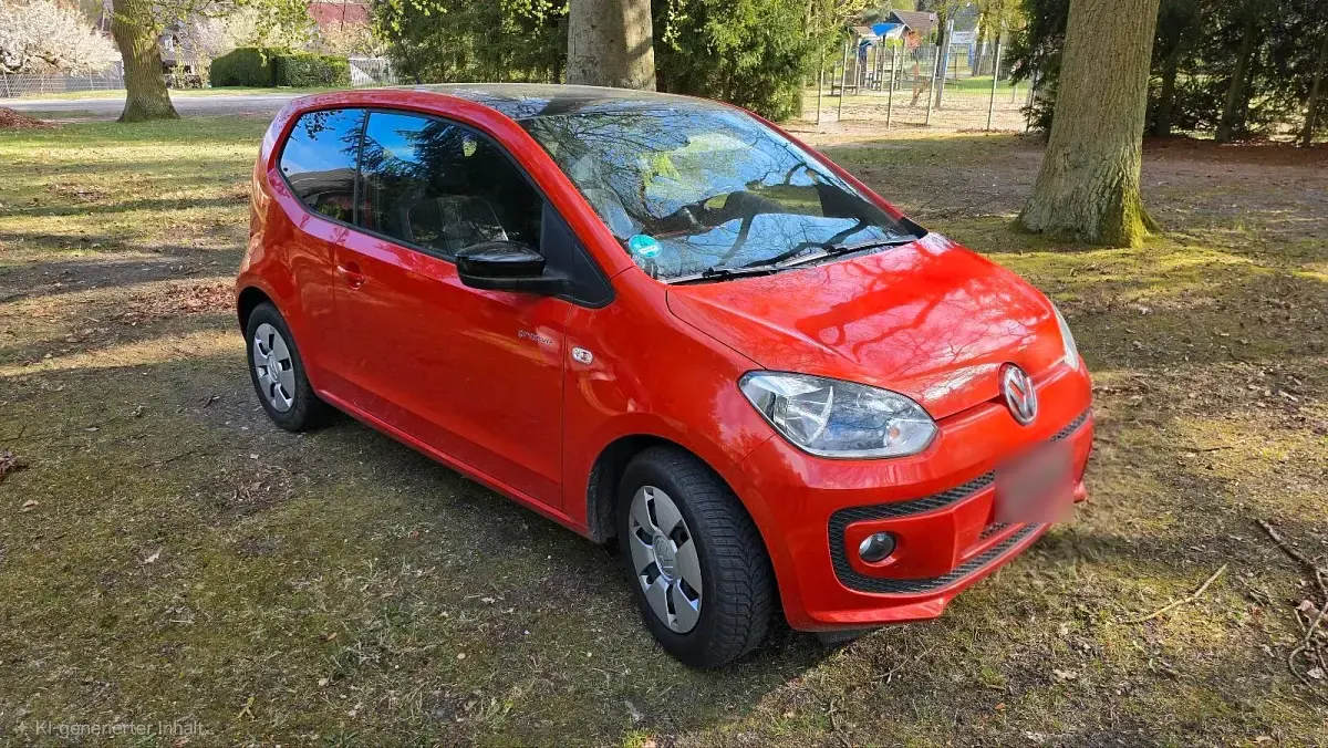 Gebraucht VW up! Groove 75 PS (55 kW) 2014 Rot Kleinwagen