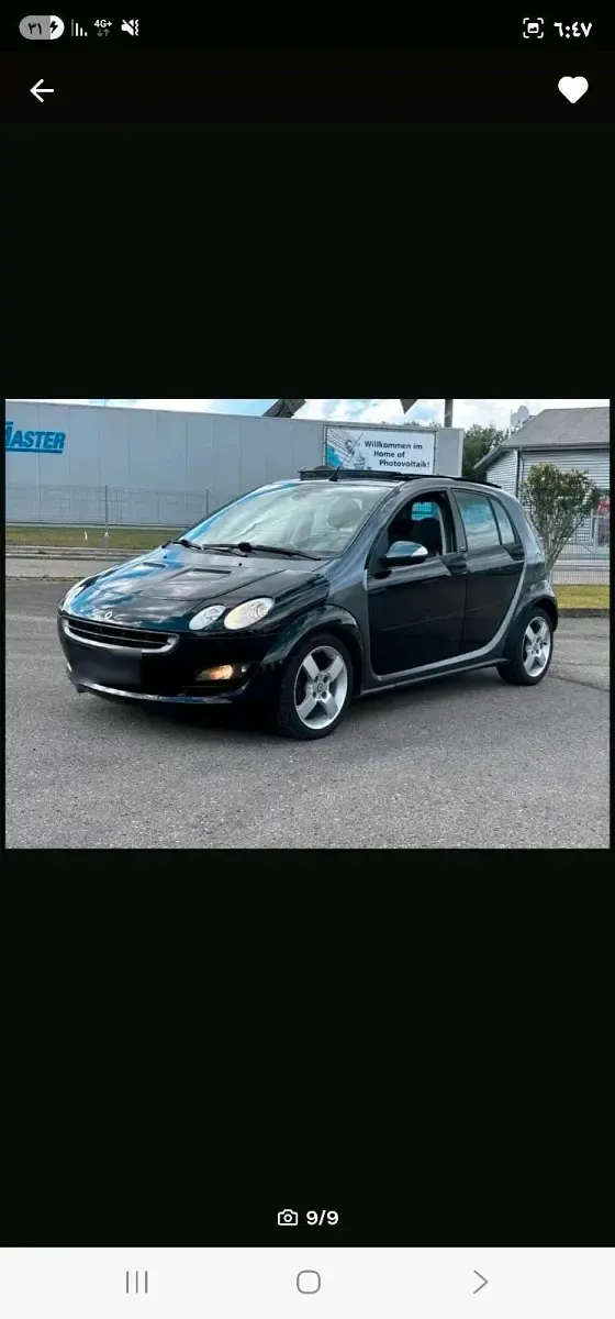 Gebraucht Smart ForFour 109 PS (80 kW) 2004 Schwarz Kleinwagen